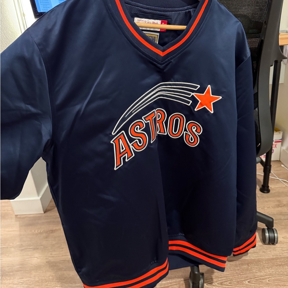 Mitchell & Ness Astros Vintage Pullover - Picture 2 of 6